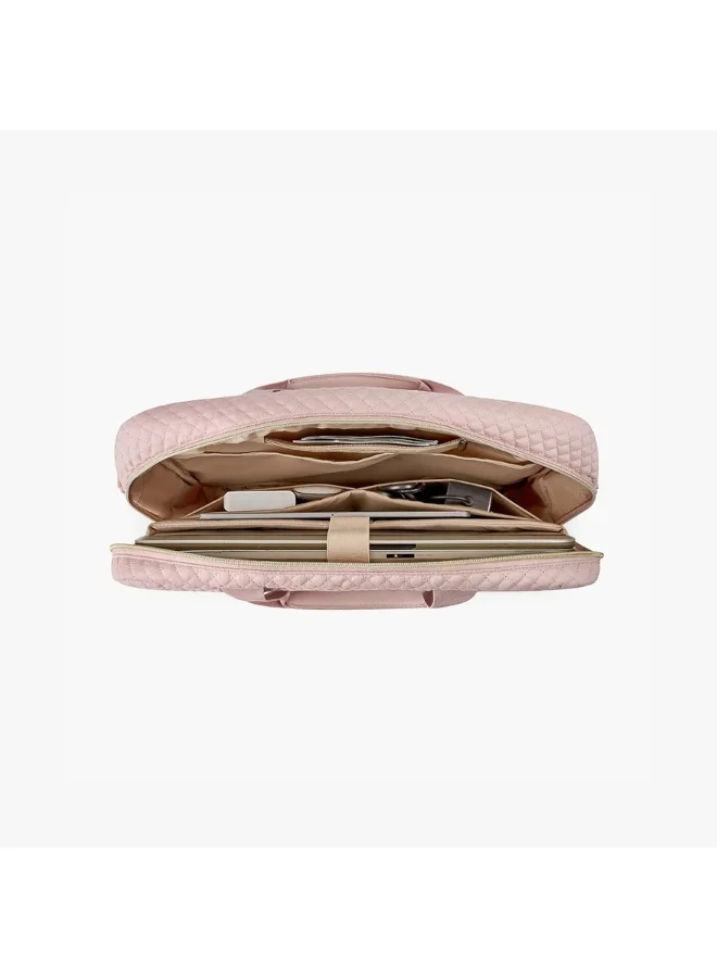 Bagsmart  BAGSMART Light Pink 17.3 Inch Laptop Briefcase for Women for Women | Best Price UAE
