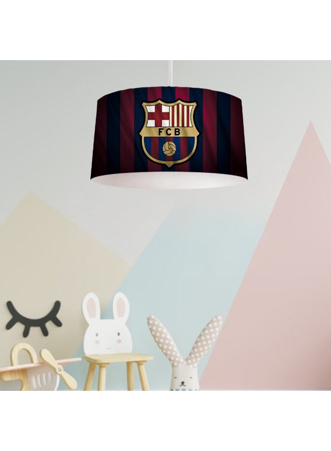 تبس هوم لمب نجفة اطفال مطبوع قطر 42 بسلك شفاف ورذاذ  كهربه 3 لمبة