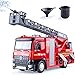 HAPYAD Fire Truck Toy Metal Cab Firetruck Toy with Lights and Siren Sounds Working Water Pump and Ladder Gifts for Toddlers Kids 12 - Image 4