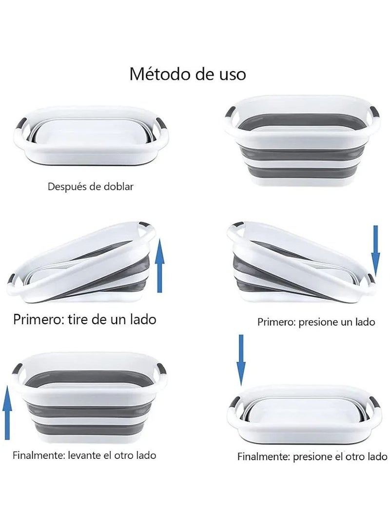 Foldable Silicone Laundry Basket Premium Thermoplastic Laundry Basket - Non-Slip Collapsible Plastic Laundry Basket - Comfortable Handles - Perfect Storage Basket for Clothes and Toys - Laundry Basket Foldable Plastic Laundry Basket with Handles, Space Saving - Collapsible Storage Container/Organizer - Portable Laundry Basket - Space Saving Laundry Basket - Perfect Storage for Bedroom or Bathroom - Image 3