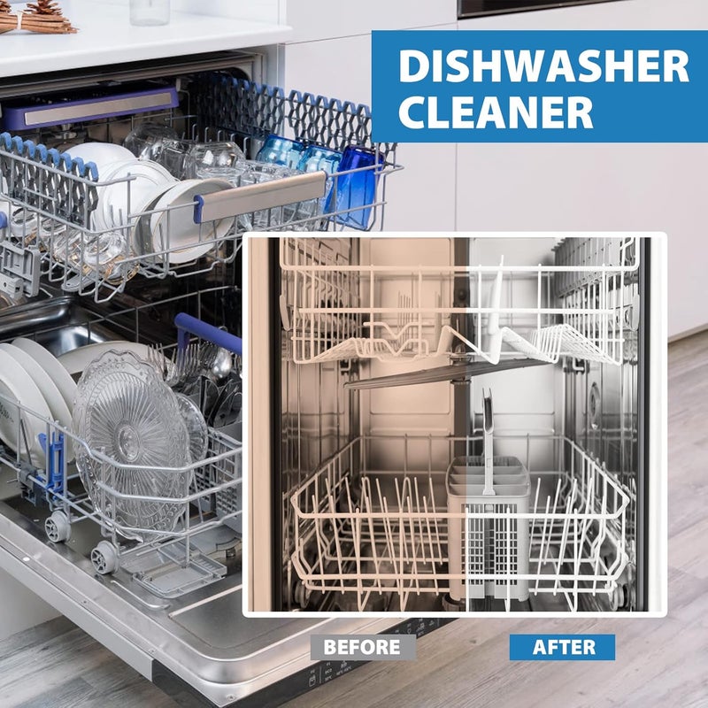 3PCS Dishwasher Tablets, Dishwasher Cleaning Tablets, dishwasher cleaner tablets, highly efficient Dishwasher Cleaner for Kitchen Tableware Care - Image 4