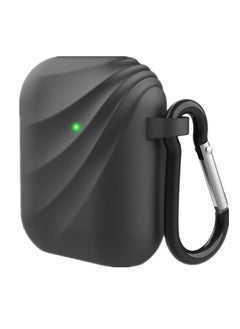 TWEGGON Shockproof Airpods Case Silicone Soft Protective Cover Case For Airpods Black  - Image 1