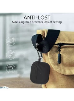 TWEGGON Shockproof Airpods Case Silicone Soft Protective Cover Case For Airpods Black  - Image 2