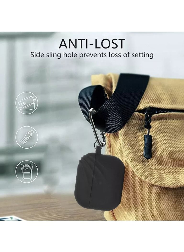 TWEGGON Shockproof Airpods Case Silicone Soft Protective Cover Case For Airpods Black  - Image 2