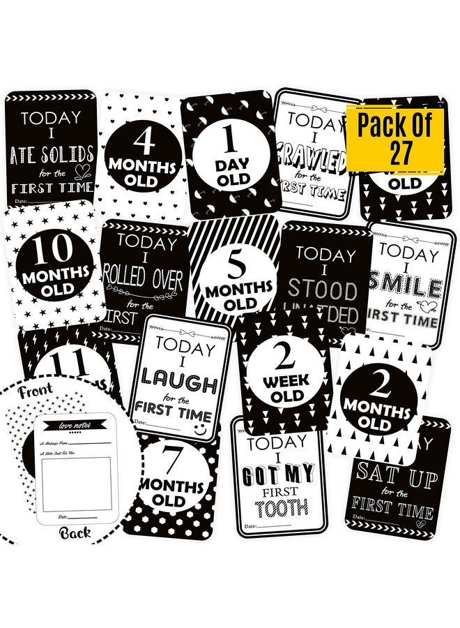سيجا بطاقات Syga الورقية متعددة الألوان لمراحل نمو الطفل من عمر 0 إلى 1 سنة - مجموعة من 27 بطاقة - Image 1