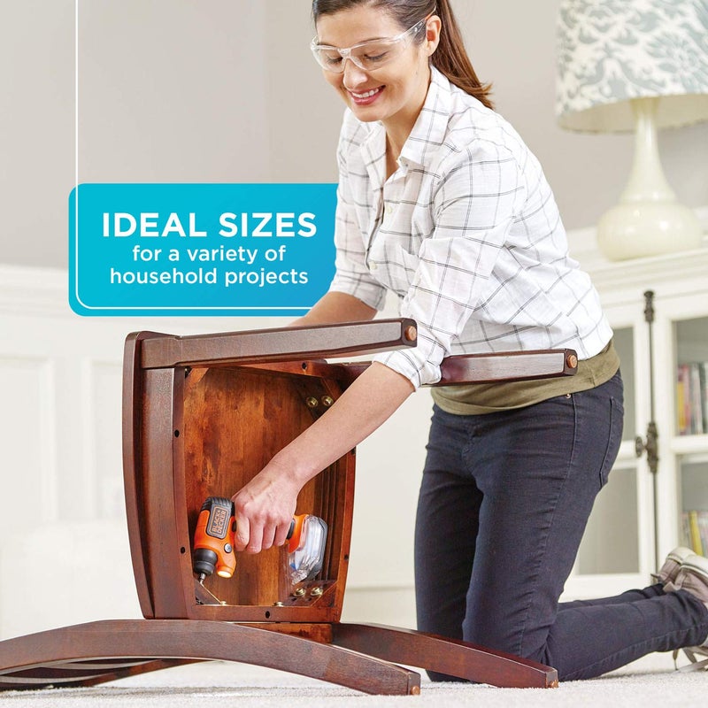 BLACK+DECKER Drill Bit Set/Screwdriver Bit Set Combo, 109-Piece (BDA91109) - Image 3