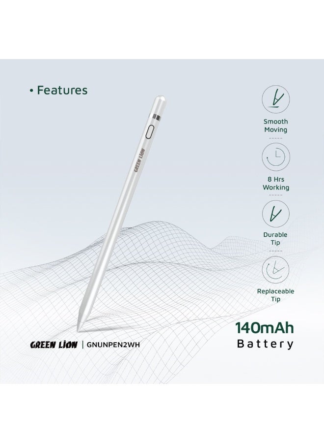 Green Lion Universal Pencil 2 - White - Image 2