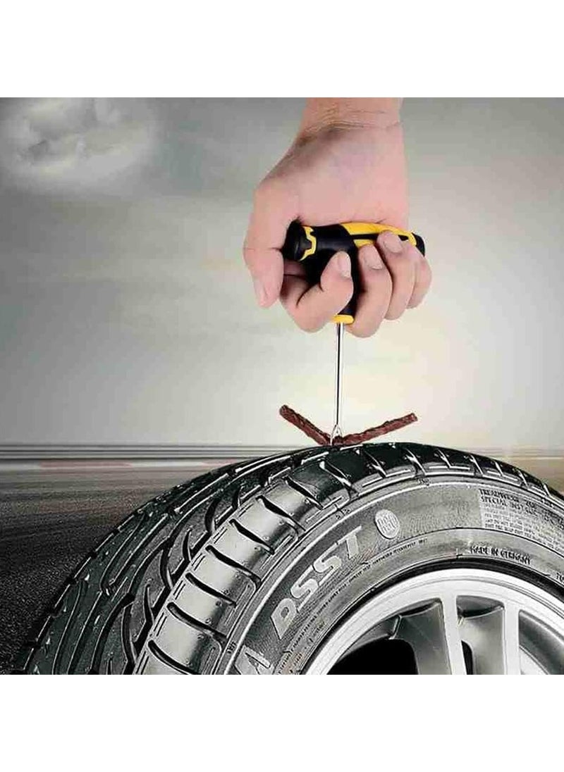 Generic Universal Tire Repair Kit | 15 Piece Value Pack | Fix Punctures and Plug Flats | Ideal for Cars, Trucks, Motorcycle, ATV, Jeeps, Off Road Vehicles, RV, Tractors  - Image 3