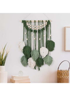 Macrame feather Wall Hanging Boho Leaves Macrame Tapestry Wall Decor Handmade Green - pzsku/ZD957981FCBBD0A116CA5Z/45/_/1716807417/bf79f478-fb7f-4bc1-83bc-1c3ae7a92c62