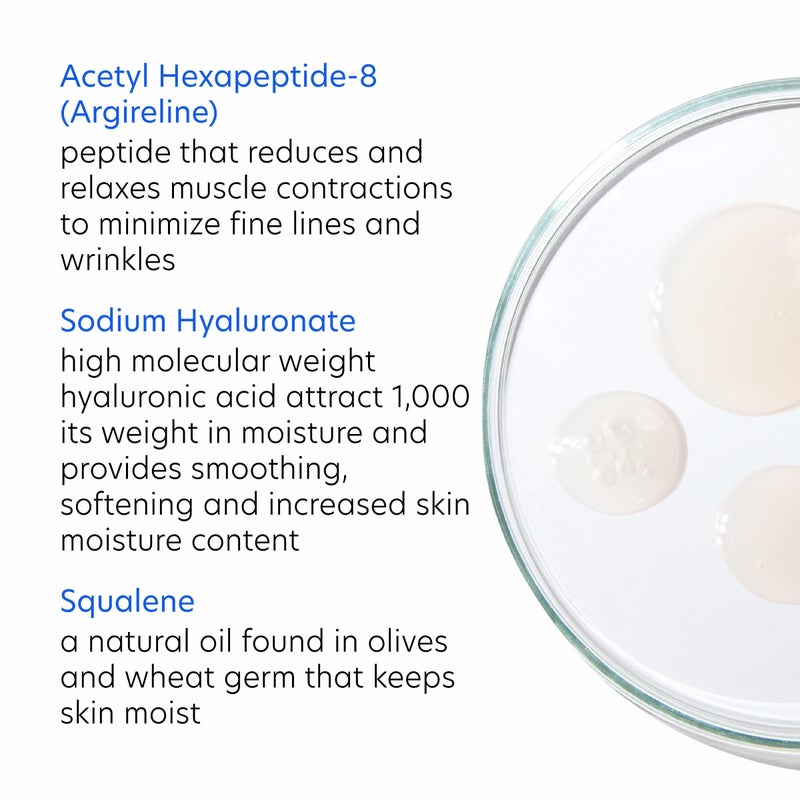 PCA SKIN ExLinea Peptide Smoothing Face Serum, Spot Treatment Serum for Fine Lines and Wrinkles, Firms and Strengthens Aging Skin, Formulated with Squalene and Hyaluronic Acid, 1.0 oz Pump - Image 4