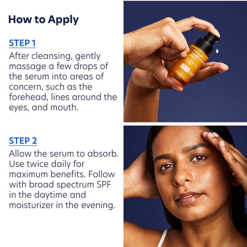 PCA SKIN ExLinea Peptide Smoothing Face Serum, Spot Treatment Serum for Fine Lines and Wrinkles, Firms and Strengthens Aging Skin, Formulated with Squalene and Hyaluronic Acid, 1.0 oz Pump - Image 5