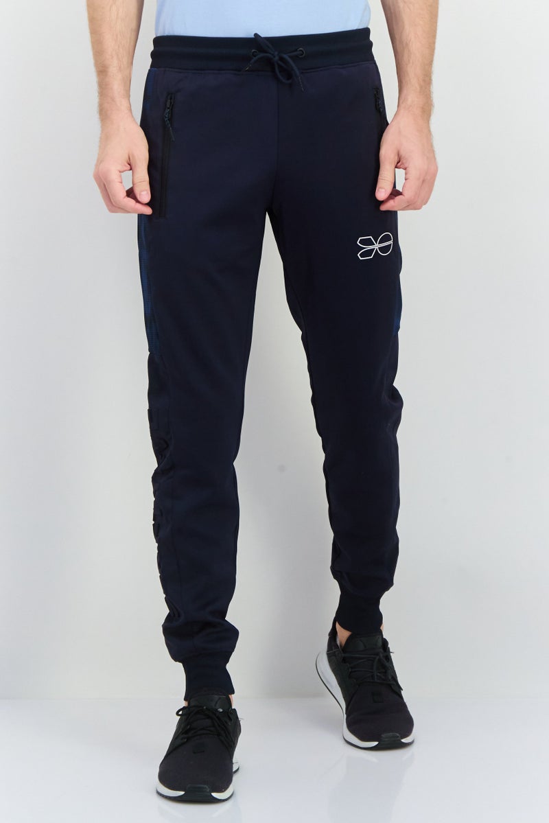 CROSSHATCH Men Sportswear Fit Training Track Pants, Navy - Image 1