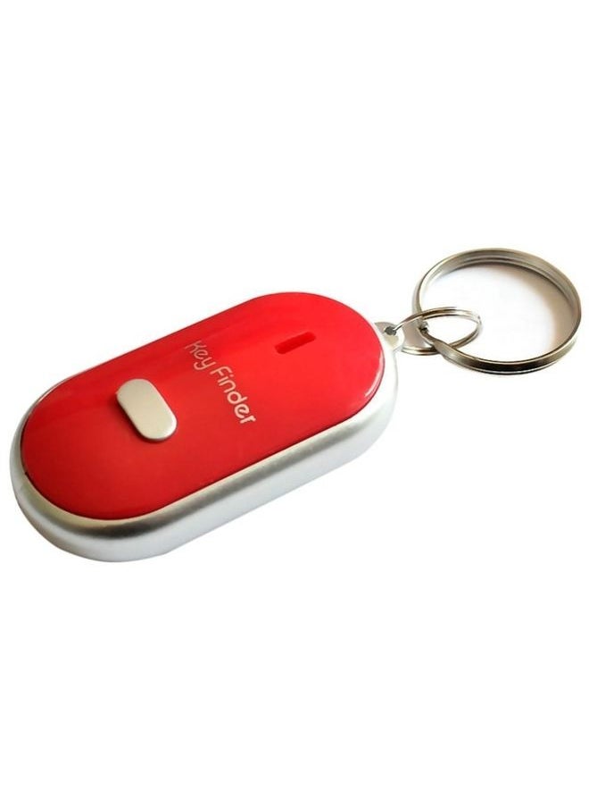 Generic - Mini LED Whistle Key Finder Flashing Beeping Remote Lost Keyfinder Locator Keyring for children(red) - Image 1