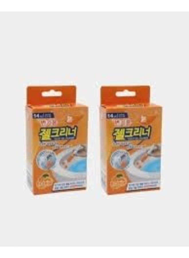 حقنة معطر جيل لقاعدة الحمام برائحة البرتقال - Image 2