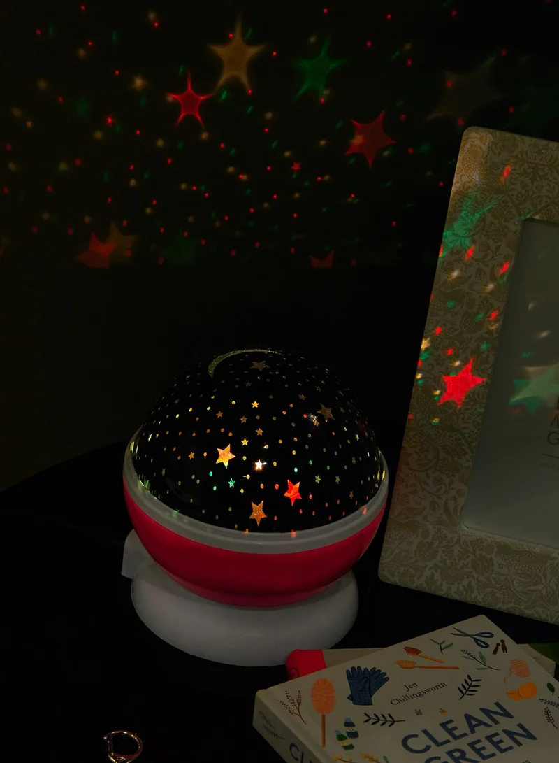 Pink Cactus Led Night Sky Projector Light