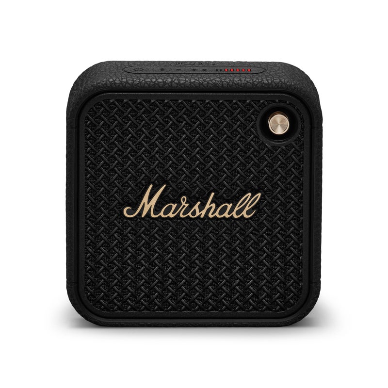 Marshall Willen II Portable Bluetooth Speaker Rugged WaterproofDustProof Design Loud Stereo Sound Deep Bass Compact and Wireless for Travel and Outdoors Black and Brass - Image 2