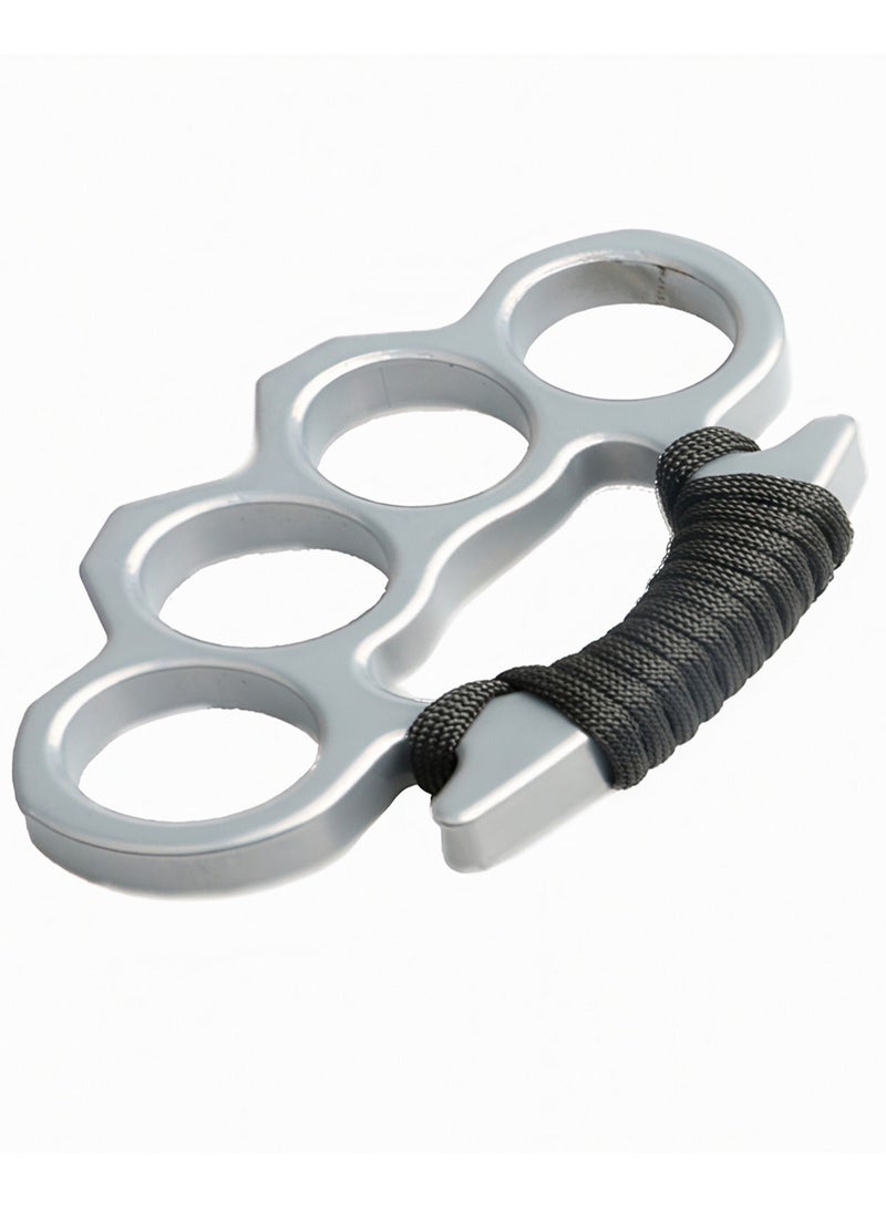 MileMelo 2-Piece Thickened Finger Tiger Rope Iron Fist Head Self Defense Four Finger Hand Buckle Outdoor Sports Fighting - Image 1