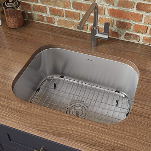 Ruvati 21-inch RVM4131 Undermount Kitchen Sink - 16 Gauge Stainless Steel Kitchen Sink Single Bowl with Brushed Finish hides scratches, Easy-to-Clean Undermount Sink - Image 2