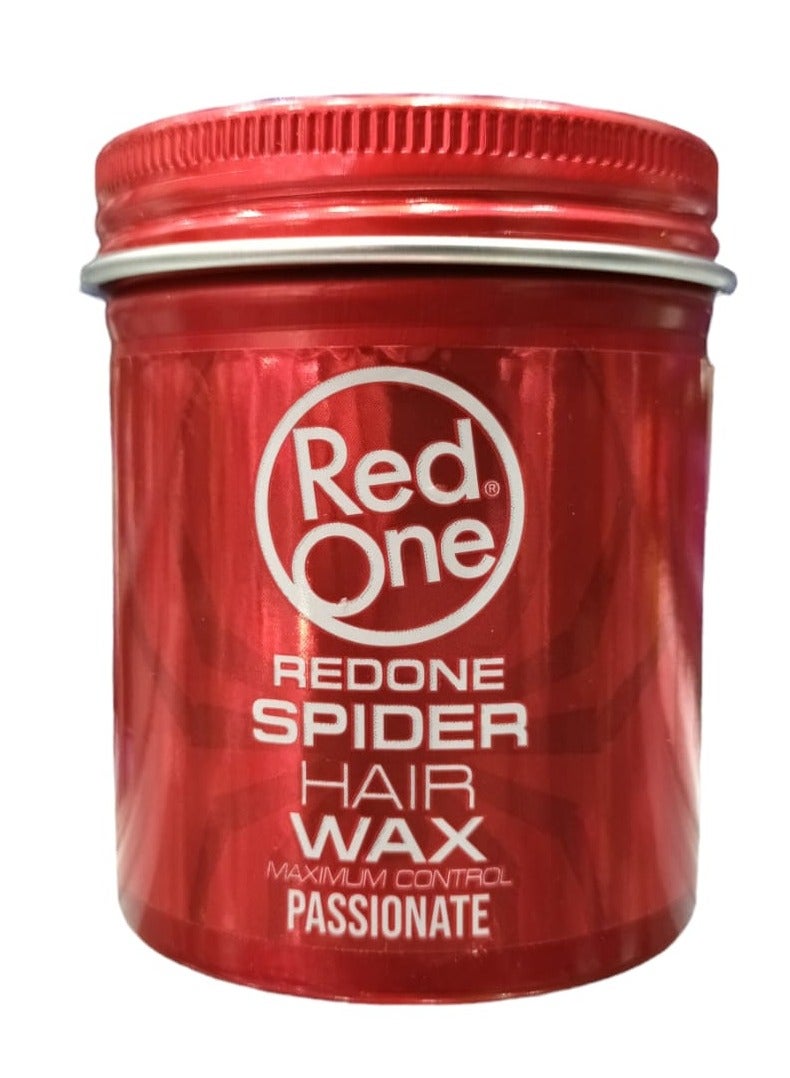 Red One Spider Hair Styling Wax Gives You Maximum Width Control 100ml - Image 1