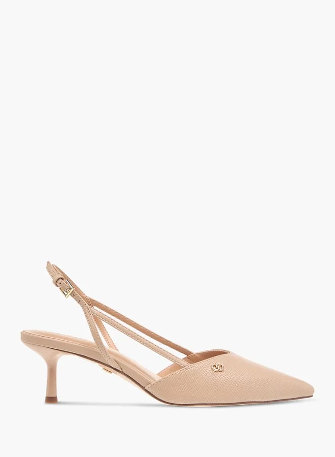 سيليست حذاء نسائي بكعب صغير وإبزيم بتصميم مريح