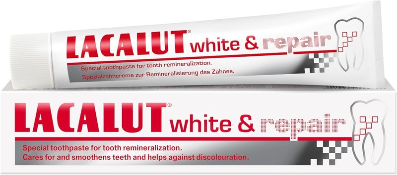 LACALUT معجون أسنان لاكالوت أبيض وإصلاح 75 مل - Image 1
