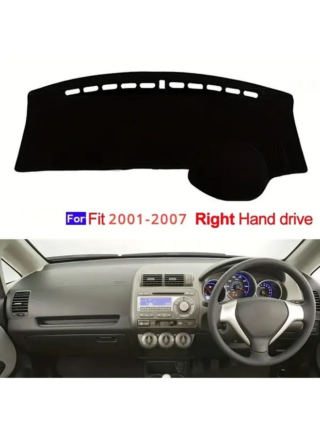 غطاء لوحة القيادة الأيسر الأسود المقاوم للانزلاق لجاز 2001-2007 - Image 3