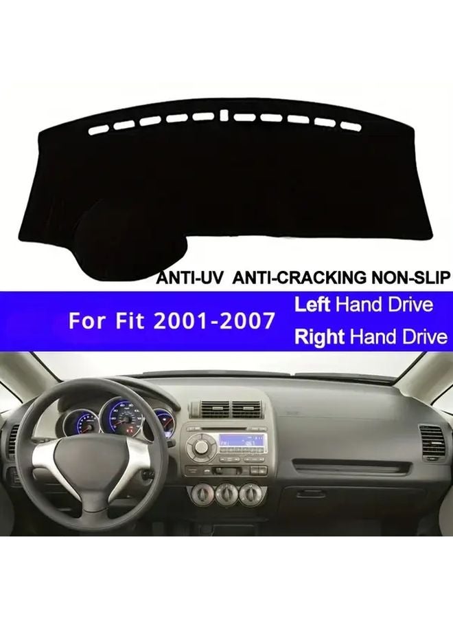 غطاء لوحة القيادة الأيسر الأسود المقاوم للانزلاق لجاز 2001-2007 - Image 1