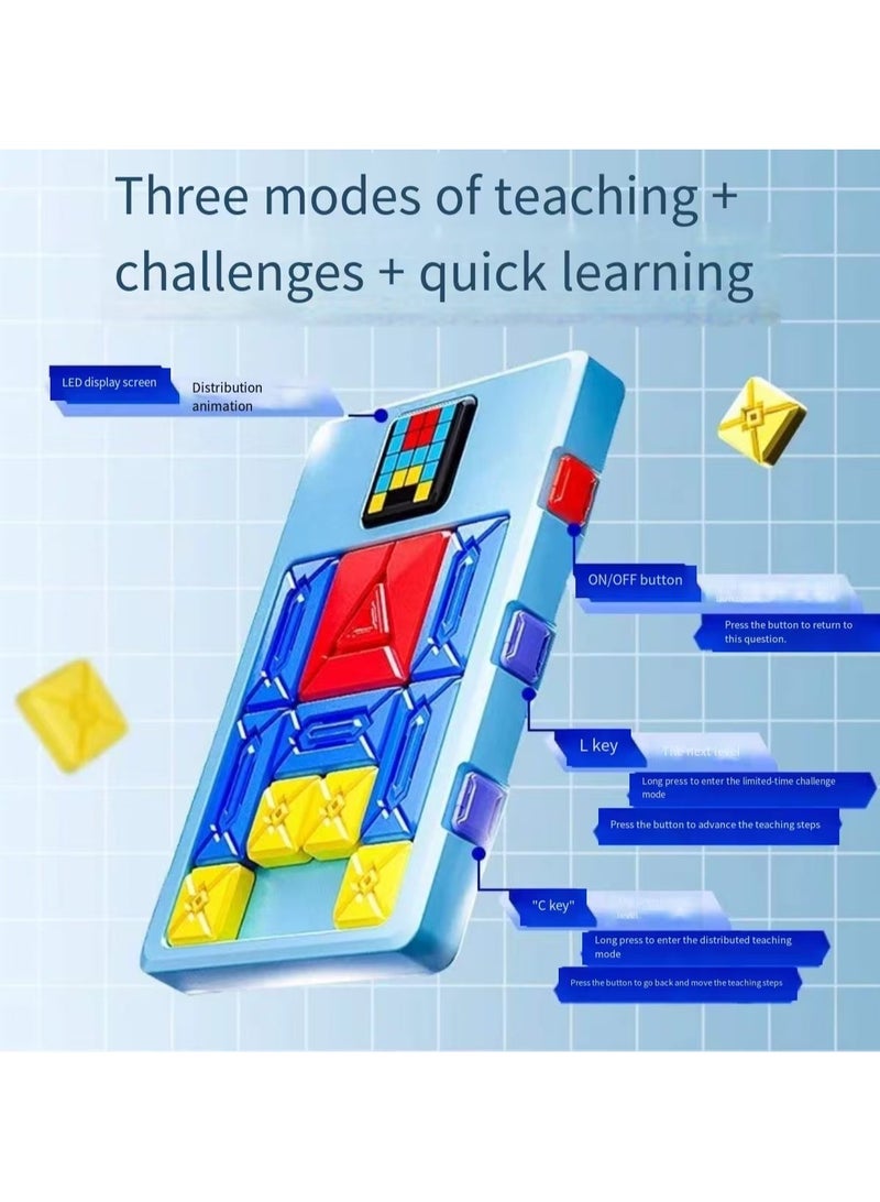 Super slide puzzle game, original over 500 challenging brain teasers puzzles, children's and teenagers' toys, travel games, birthday gifts for boys and girls, Easter basket fillers, road travel acti - Image 3