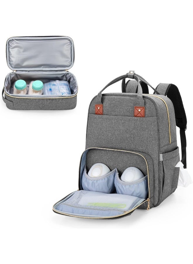 BAFASO Breast Pump Bag with Cooler and Laptop Sleeve - Image 1