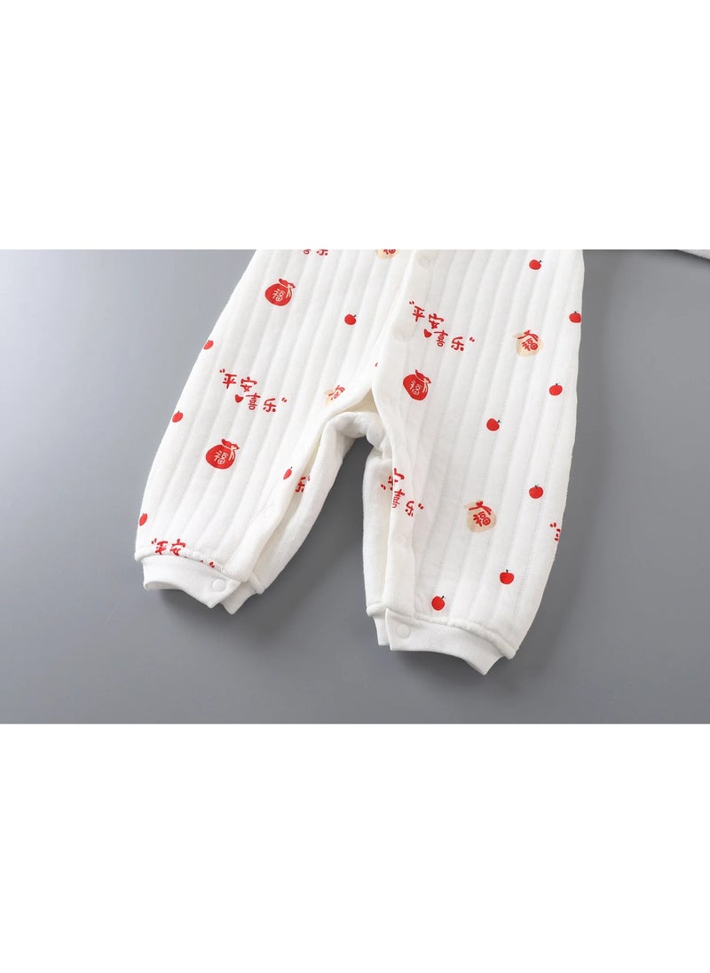 Generic New Born Baby Rompers, Baby Jumpsuits, Newborn sleepsuits, Winter warm suits, organic cotton rompers, Autumn newborn baby rompers  - Image 4