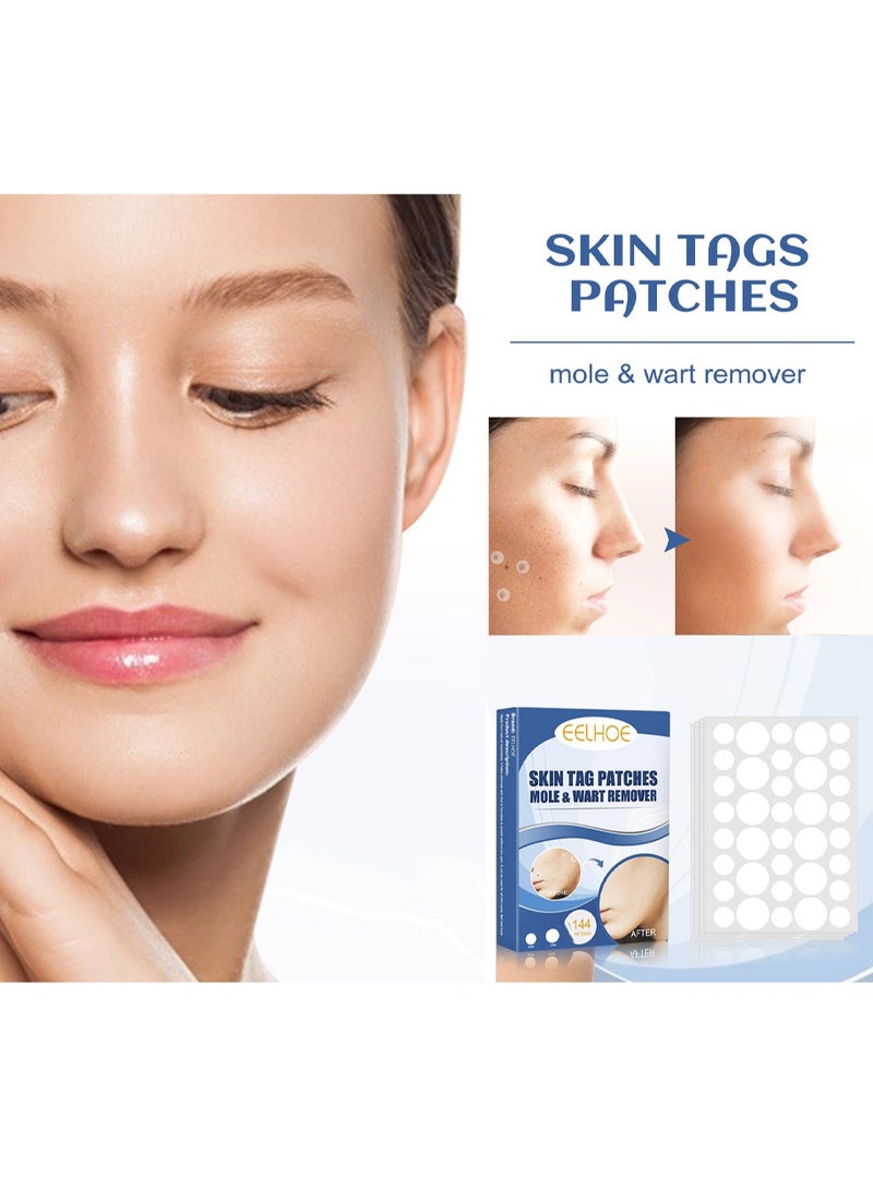EELHOE Skin Tag Patches for Mole and Wart Removal, Easy-to-Use Wart Removal Patches, Safe and Non-Irritating Wart Treatment, Gentle and Effective Skin Care, 144 Pcs  - Image 2
