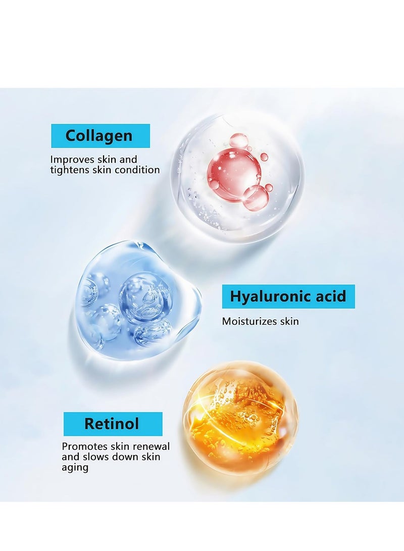 NowNoon Retinol  collagen day cream night cream, face and neck anti-aging nourishing cream, women's anti-wrinkle moisturizer, face lift, firming, repair moisturizer 55ml - Image 3