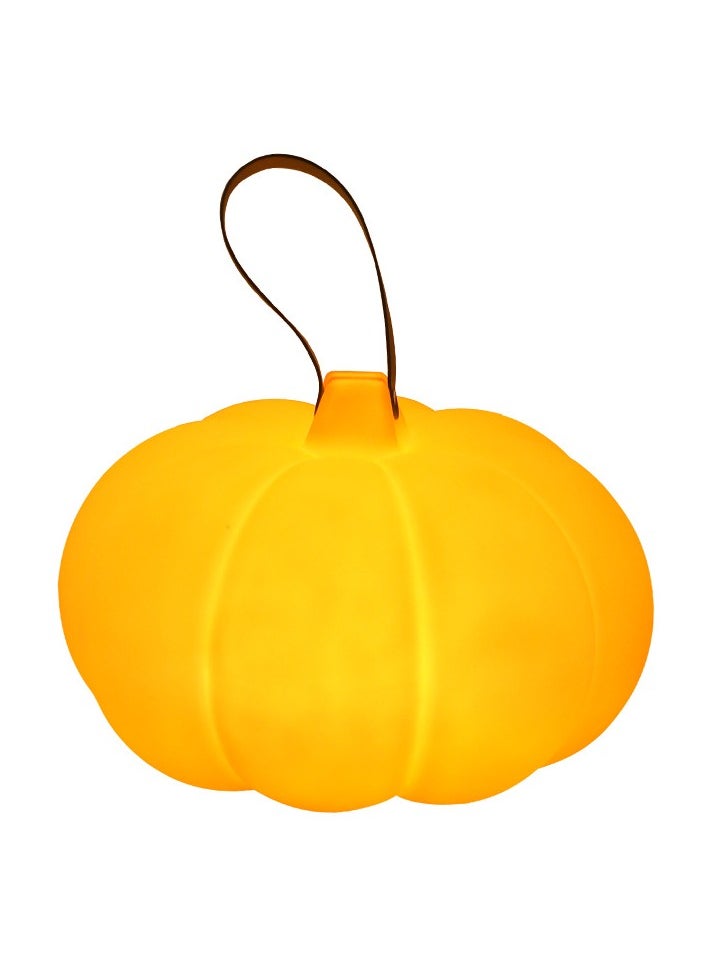 Generic Solar Pumpkin Statue Outdoor Garden Glowing Pumpkin Decoration Resin Pumpkin Fall Christmas Halloween Thanksgiving Gifts Outdoor Decoration Suitable for Porch Terrace, Patio, Lawn  - Image 5
