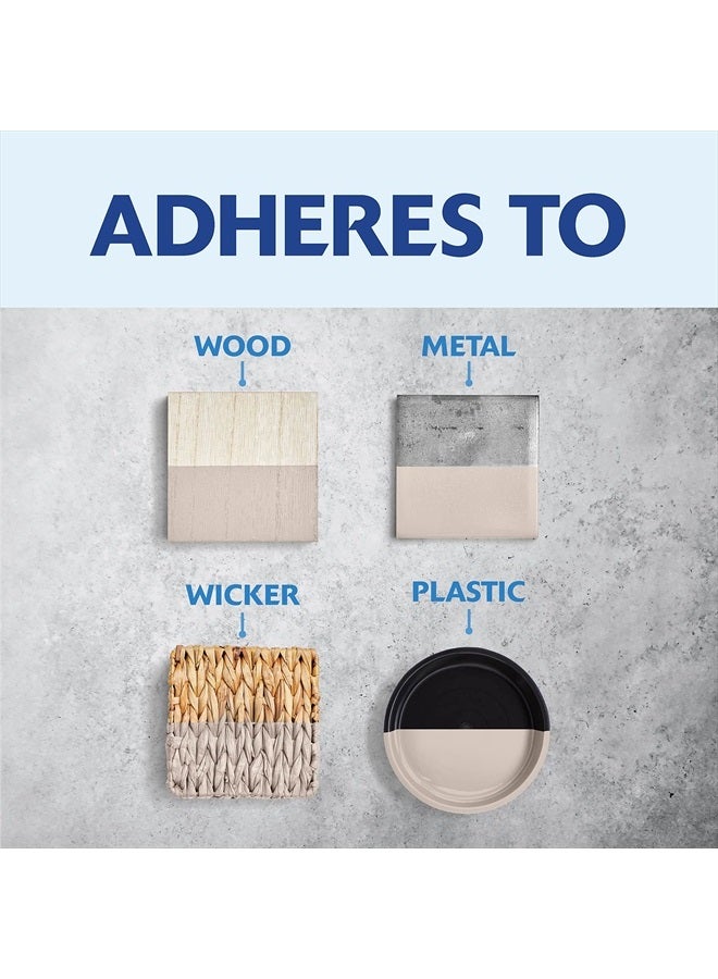 RUST-OLEUM 334092-6PK طلاء رذاذ لمسة الرسام 2X تغطية فائقة، 12 أونصة، بيج مدخن ساتان، 6 عبوات - Image 5