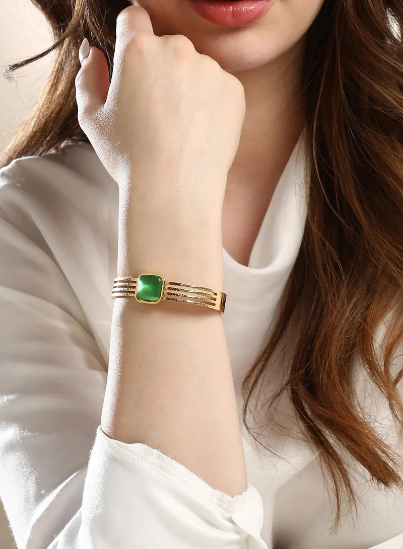 SOHI  Embellished Square Bangle for Women | Best Price UAE