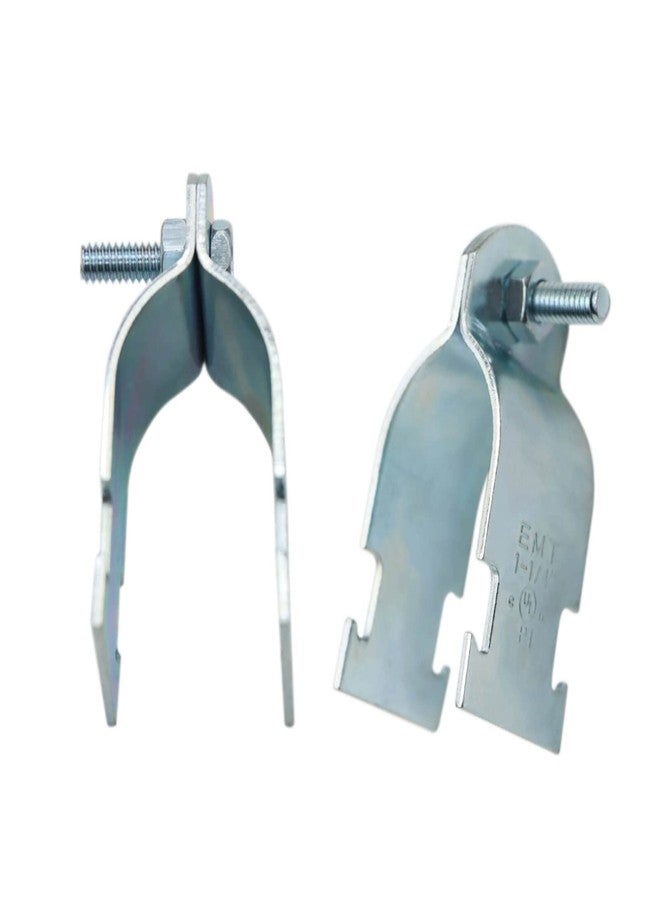 Baudelun 1-1/4" EMT Strut Clamps for Rigid Conduit and Pipe, 4 Packs Universal Steel Strut Clamps for Rigid Conduit and EMT, Standard Electro-Galvanized Assembled with Bolt and Nut - Image 4