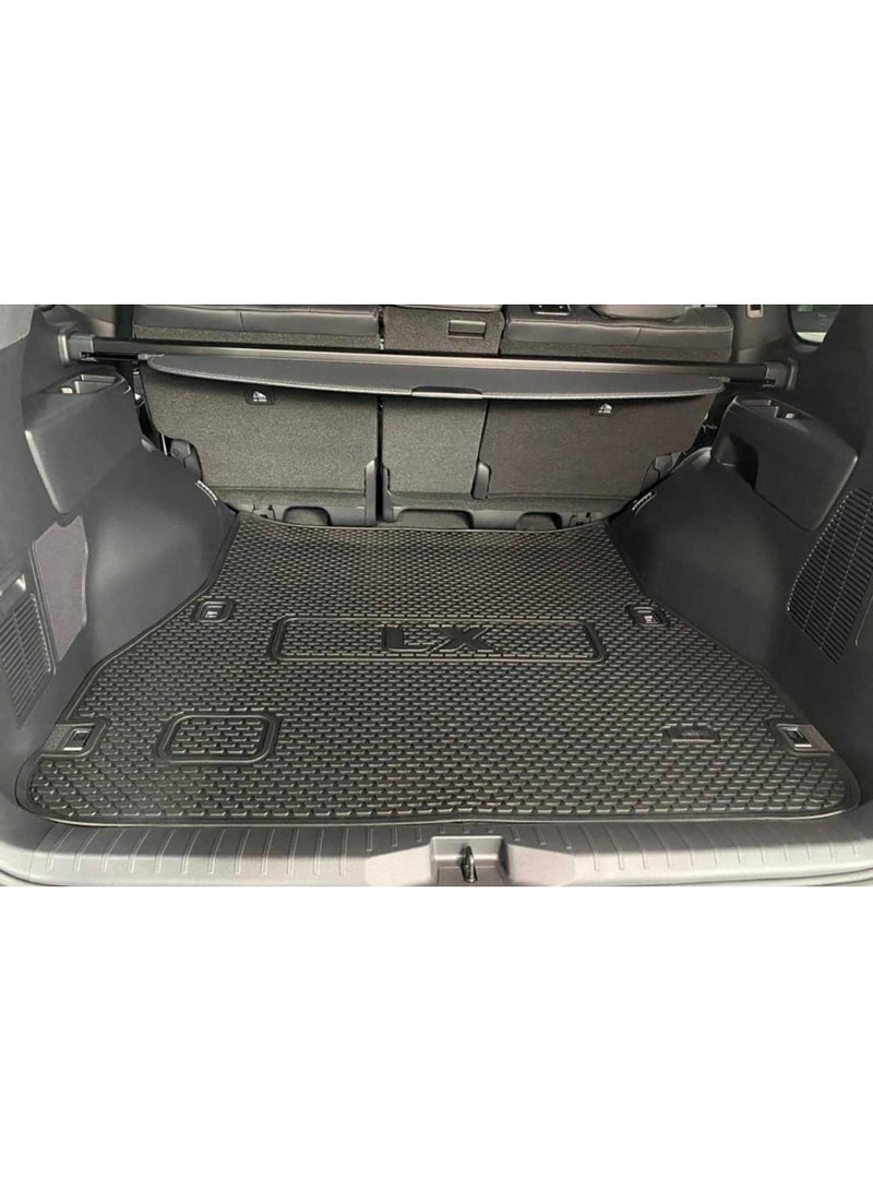  م م ذ ح م ش ﻦﻔﻳرد بطانة مطاطية لصندوق الأمتعة في سيارة LX 500/600 (7 مقاعد) - Image 2