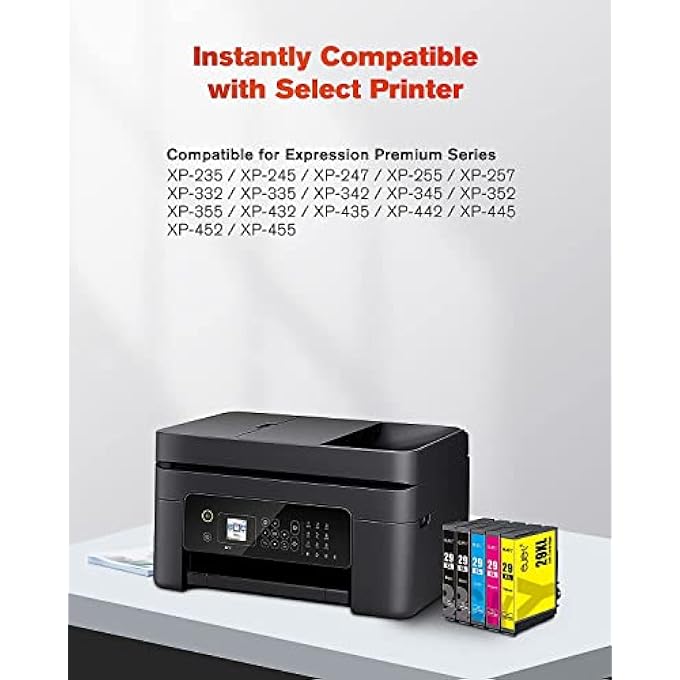 COMPATIBLE INK CARTRIDGE TO REPLACE EPSON 29 29XL EXPRESSION HOME XP-342 XP-245 XP-442 XP-235 XP-335 XP-432 XP-435 XP-332 XP-345 XP-247 XP-445 (6 BLACK, 3 CYAN, 3 MAGENTA, 3 YELLOW, 15-PACK) - Image 2