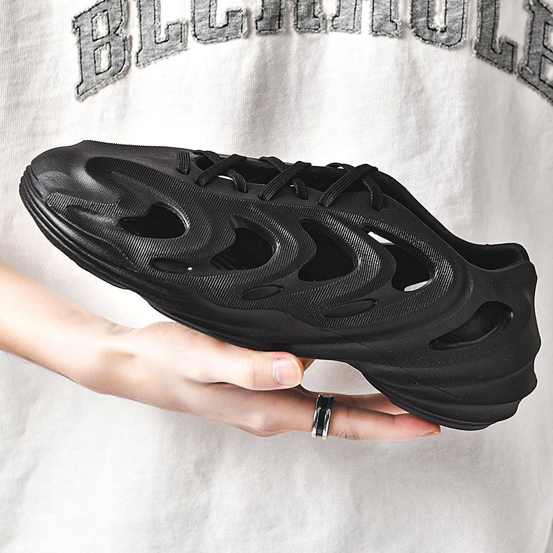 Summer Men'S Coconut Hole Shoes Sandals Plus Size Men'S Fashion Baotou Sandals Wading Beach Hole Shoes - Image 3