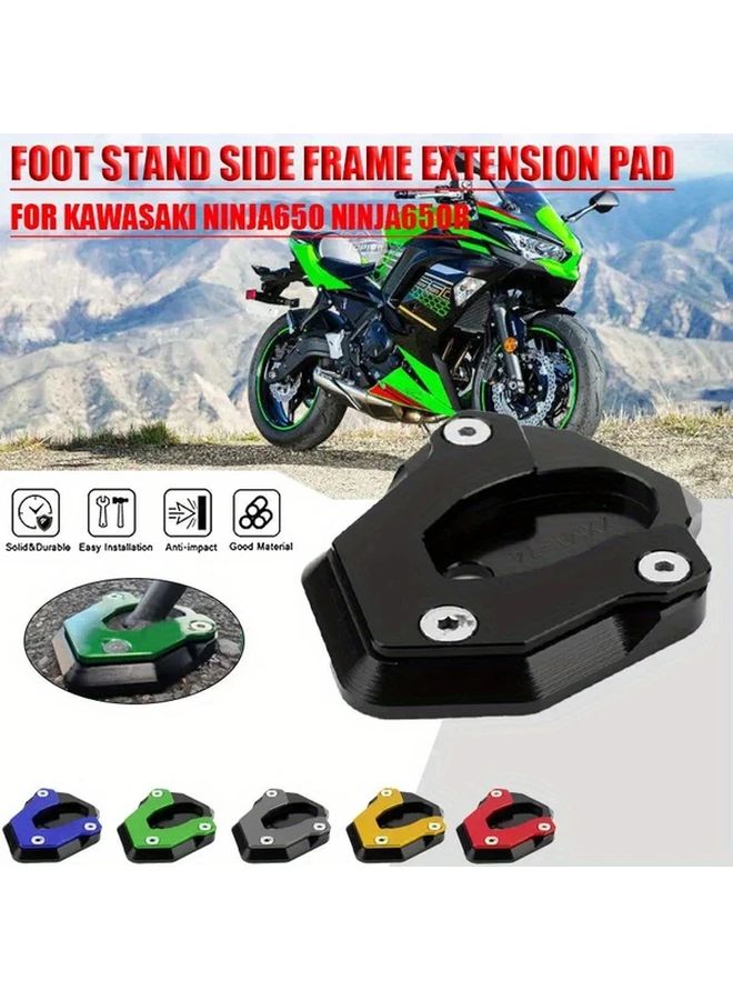 حامل جانبي مثلثي من الألومنيوم CNC الأخضر لـ Kawasaki Ninja650 ZX6R ZX10R Z900 - Image 1