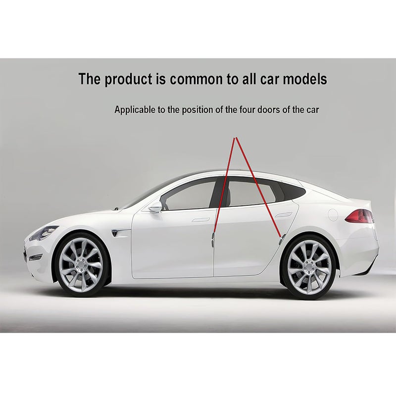 BRAINLE Latest Car Door Accessories All Rubber Corner Edge Guards and Handle Protector Scratch Protection Car Exterior for Hector, Astor, Gloster, Comet Ev, ZS Ev, 3, Windsor - Image 4