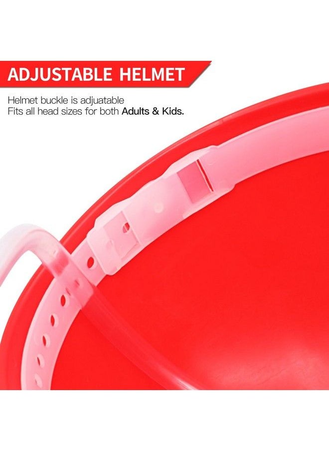 Novelty Place - Drinking Helmet Can Holder Drinker Hat Cap With Straw For Beer And Soda Party Fun Red - Image 1