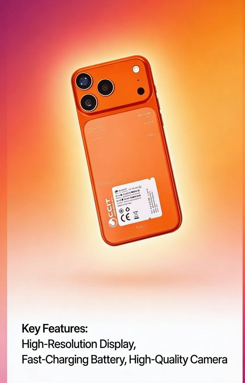 سي سي اي تي CCIT X17 Pro Max 5G Smartphone – هاتف ذكي بشاشة FHD+ 6.6 بوصة، ذاكرة 8GB RAM، سعة 512GB ، بطارية 6000mAh، كاميرا 20MP، Android 15، بصمة جانبية، ثنائي الشريحة - Image 3