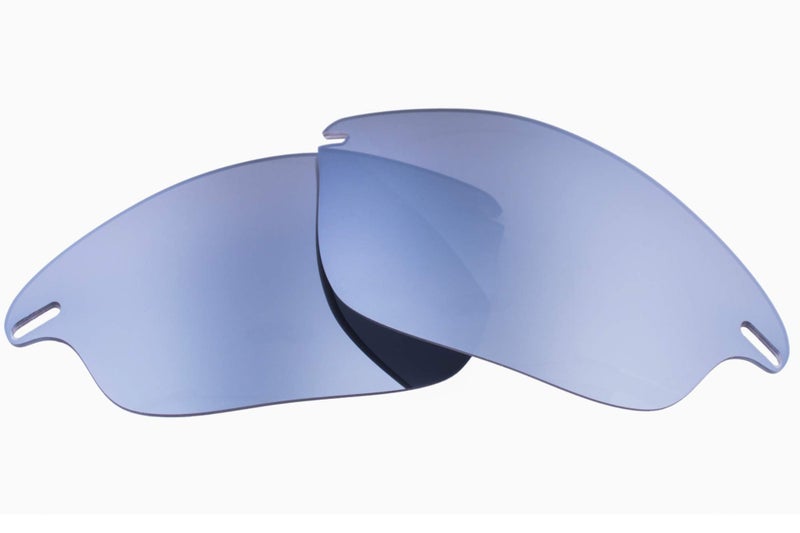 LenzFlip Polarized Replacement Lenses Compatible with Oakley Fast Jacket oo9097 Sunglasses - Crafted in USA : Grey Polarized with Silver Mirror - Image 1