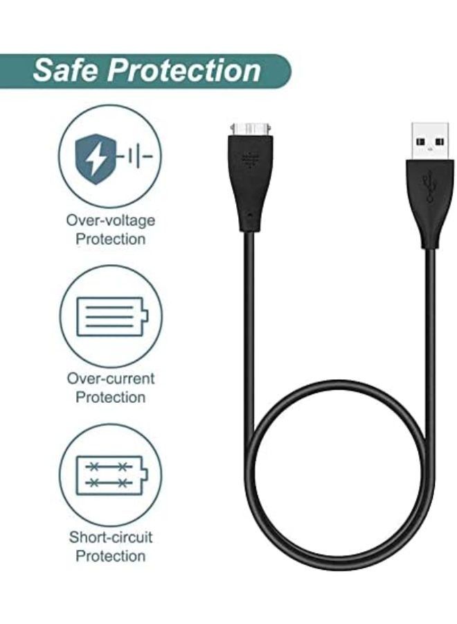 Charger for Fitbit Charger HR, 30cm/1ft Replacement Charger Charging Cable Cord for Fitbit Charger HR Smart Wristband - Image 3