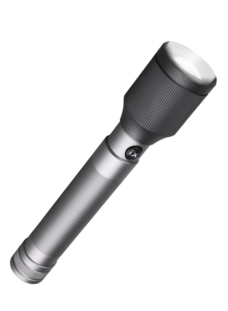 إمبكس كشاف يدوي قابل لإعادة الشحن Impex Hunter Z6 | قدرة عالية 25W | شدة إضاءة 1050–1100 لومين | بطاريتان ليثيوم 26650 بسعة 3000mAh لكل واحدة | خاصية التكبير | 3 أوضاع طاقة | شحن Type-C | وقت شحن 7 ساعات | يعمل1.5 H to 2 H ساعات | هيكل ألومنيوم قوي | ضمان سنتين – أسود - Image 2