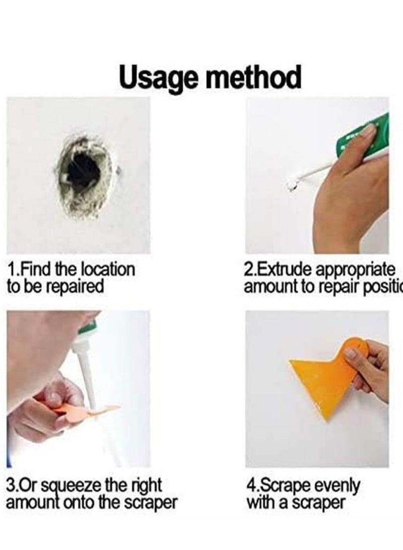 Wall repair ointment, wall repair agent, universal caulk sealing hole filling wall peeling graffiti gap repair cream - Image 3