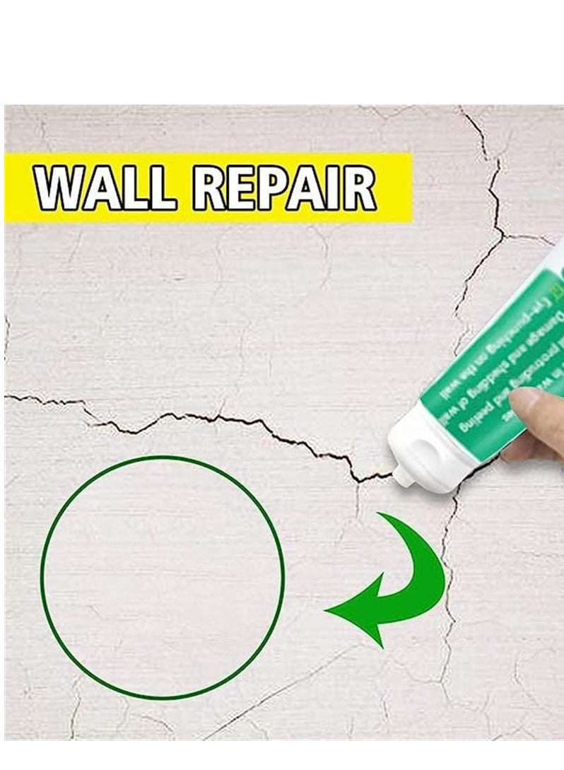 Wall repair ointment, wall repair agent, universal caulk sealing hole filling wall peeling graffiti gap repair cream - Image 2