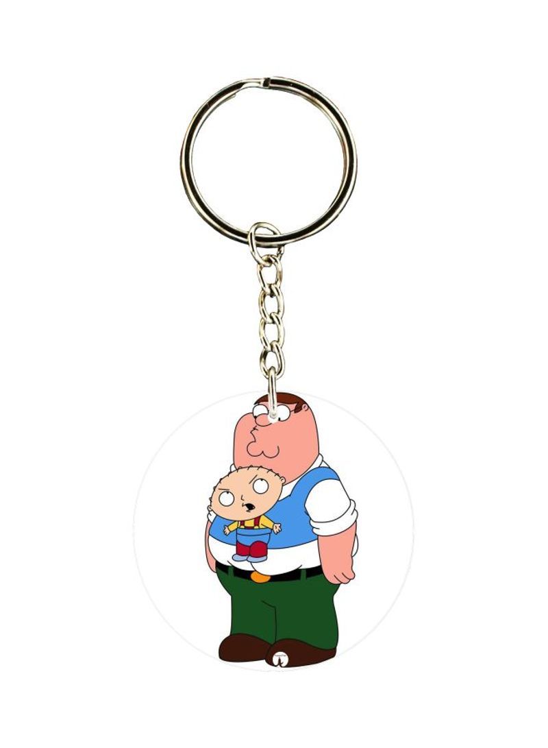 RKN Cartoon Printed Dual Sided Keychain