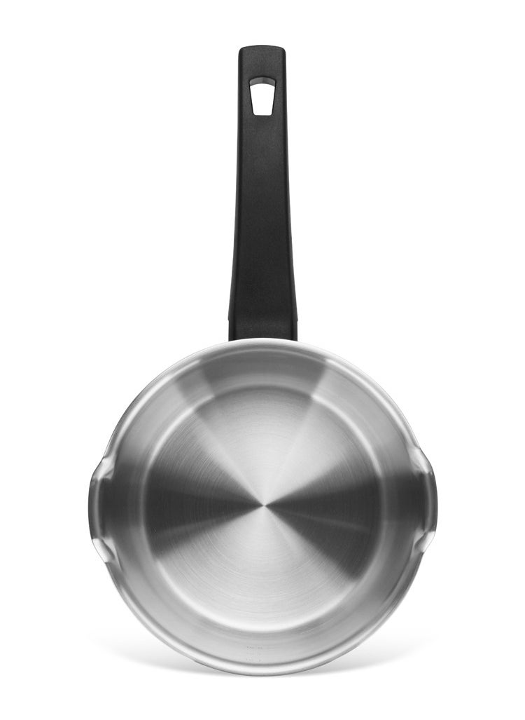 Fissman Sauce Pan Dione 16cm/1.5 LTR Stainless Steel, with Pouring Spout Stainless Steel with Induction Bottom  - Image 2